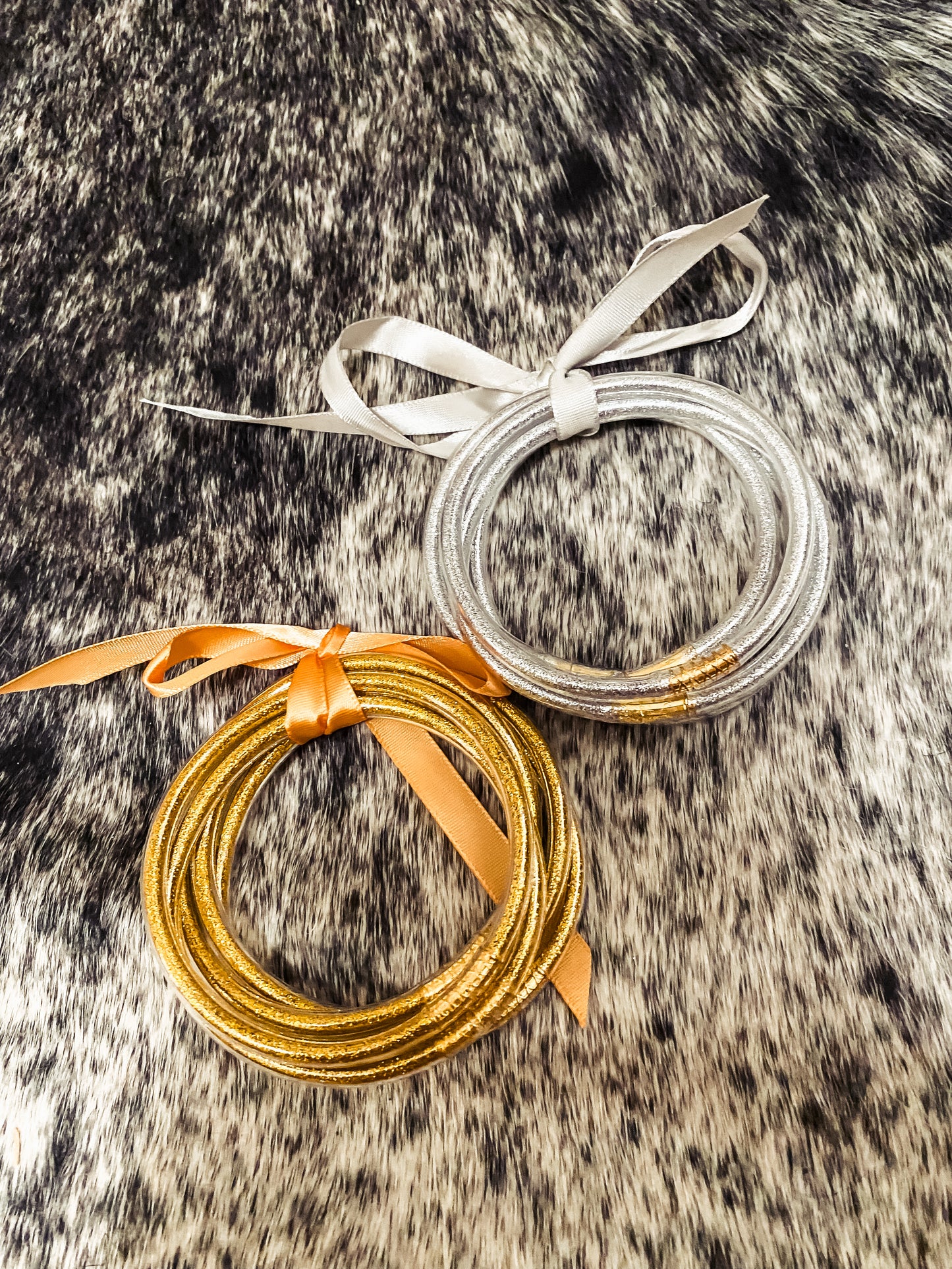 Glitter Jelly Bracelet Set