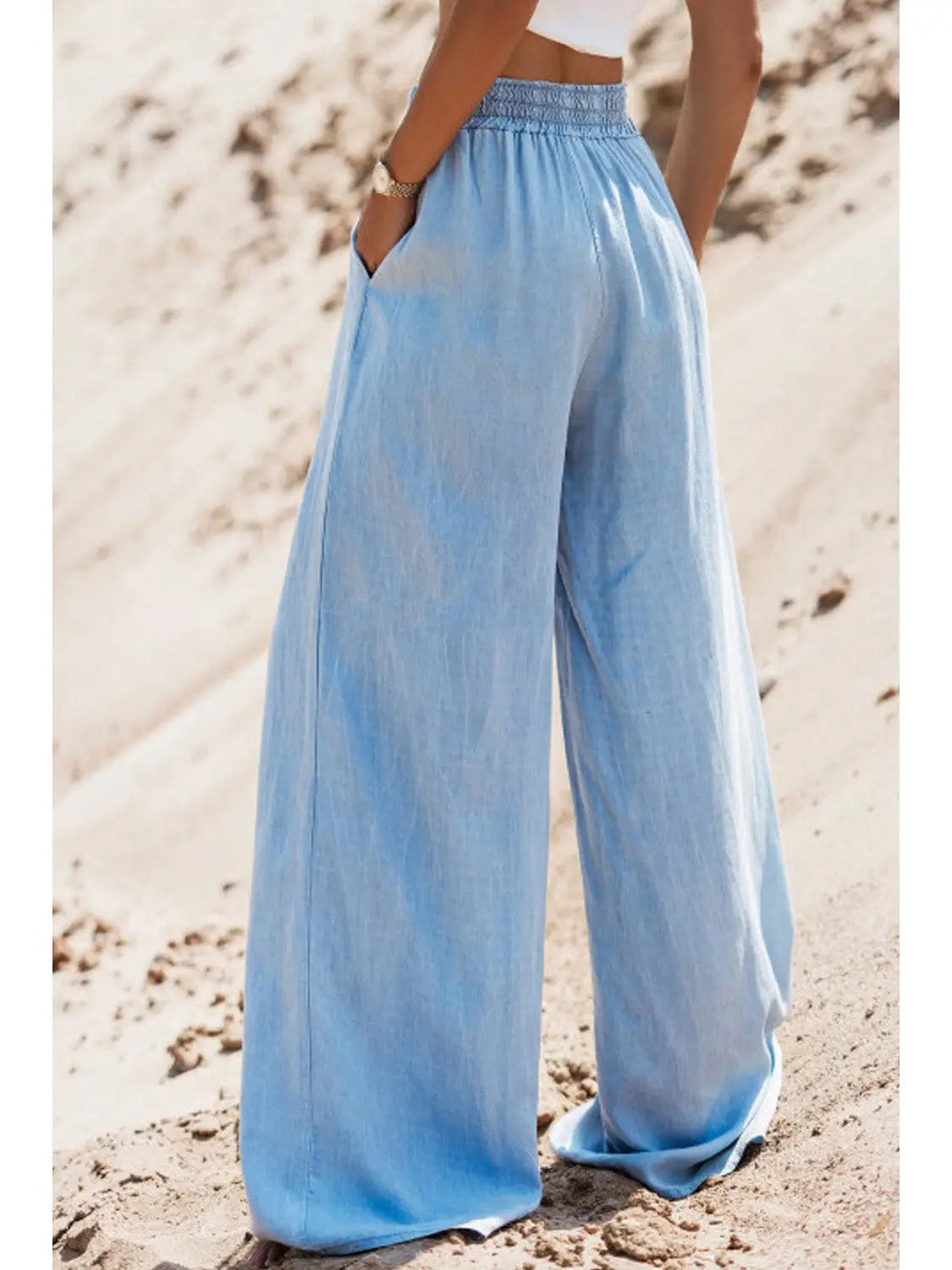 The Drawstring Denim Pants