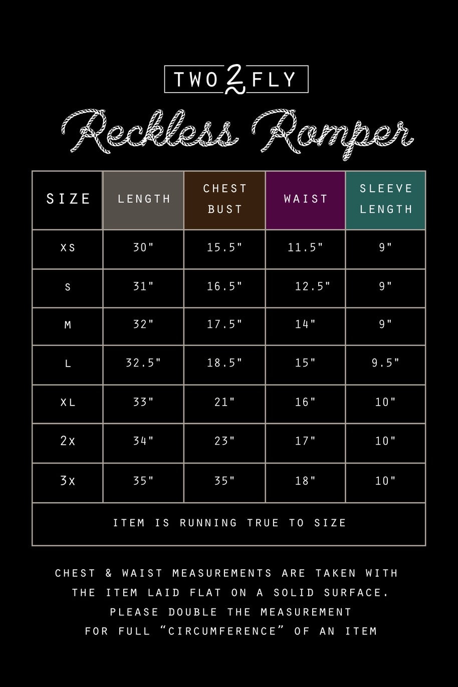 Reckless Romper (Midnight)