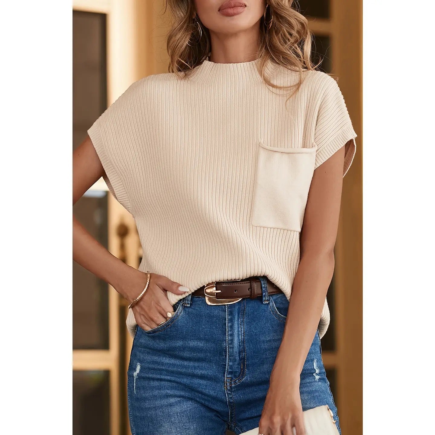 The Cream Sweater Top
