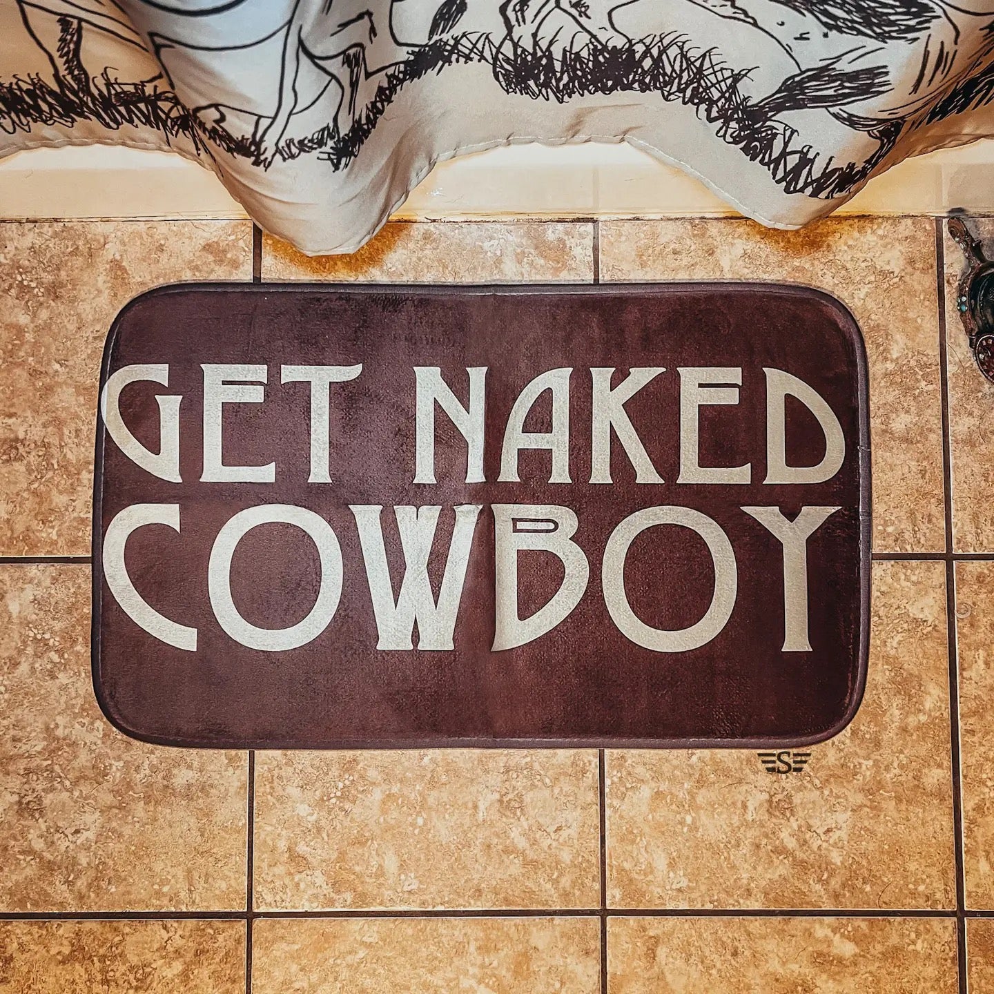 Cattle Drive Shower Curtain Set