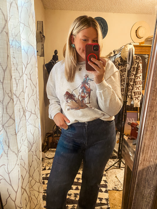 Ranchy Cowboy Crewneck