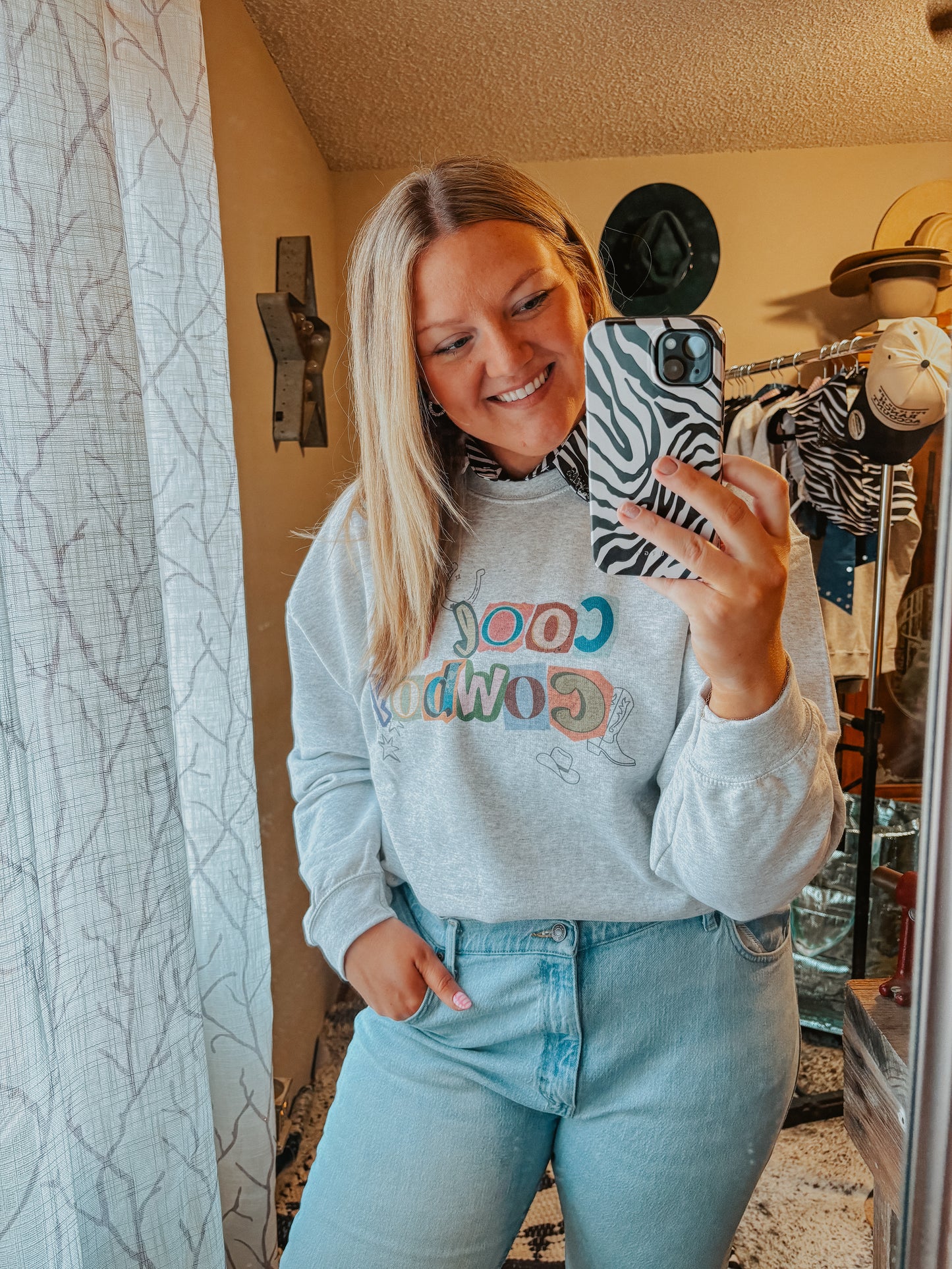 Cool It Cowboy Crewneck