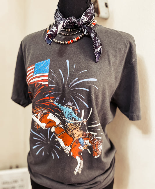 Bucker & Fireworks Tee