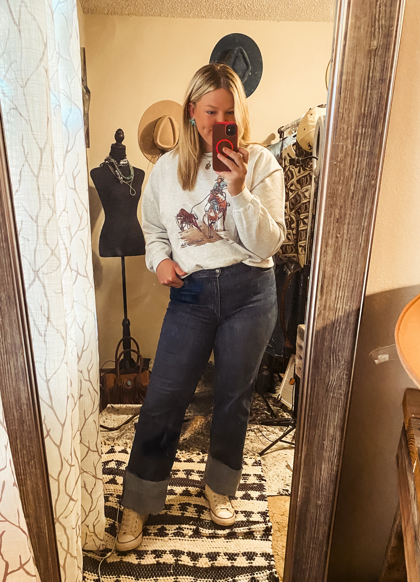 Ranchy Cowboy Crewneck