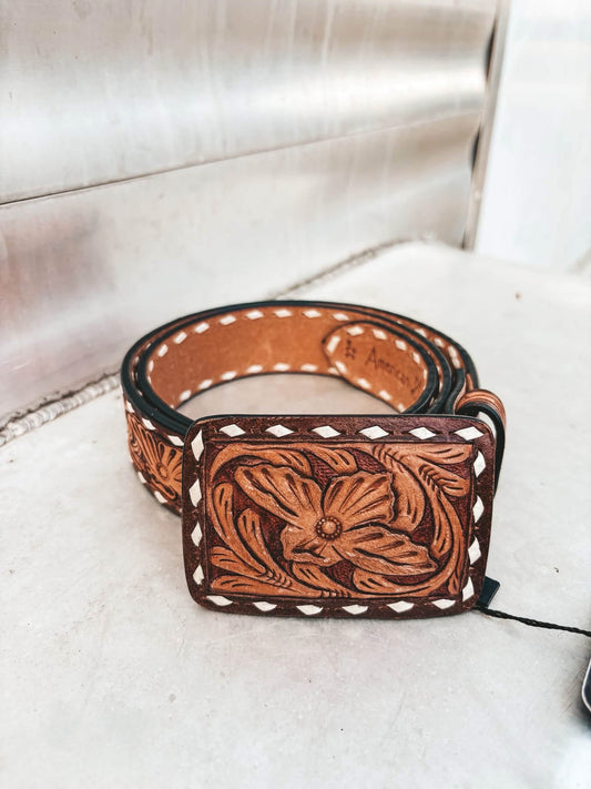 The Laken Tooled Belt