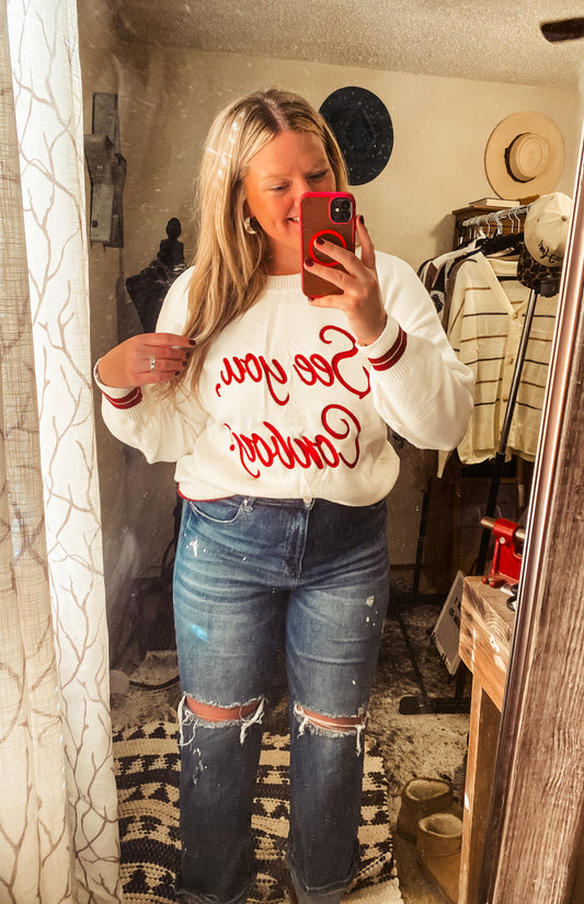 See You Cowboy Sweater