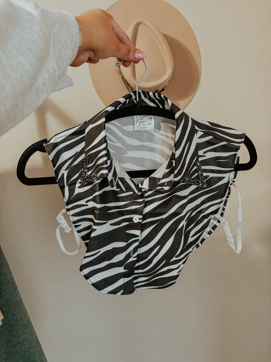 Zebra Jewel Collar
