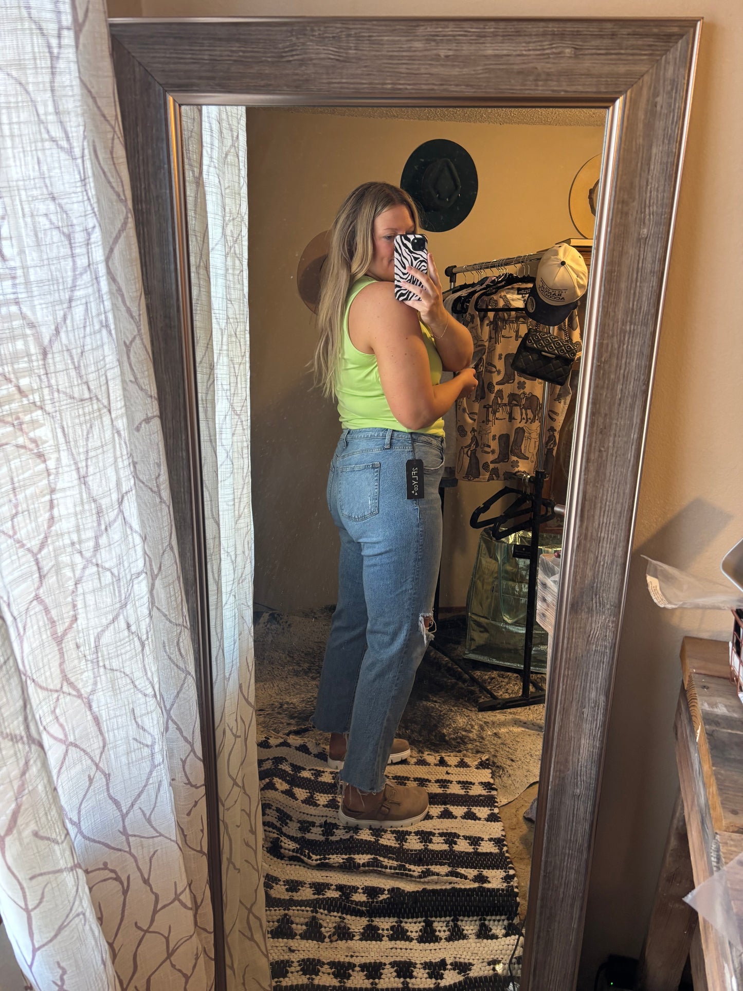 Cloud Basic Mock Tank - Lime