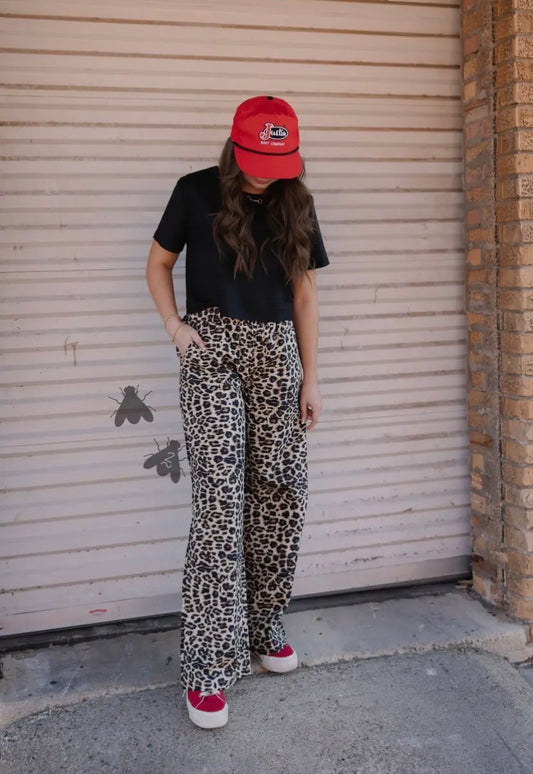 Off The Track Leopard Pant