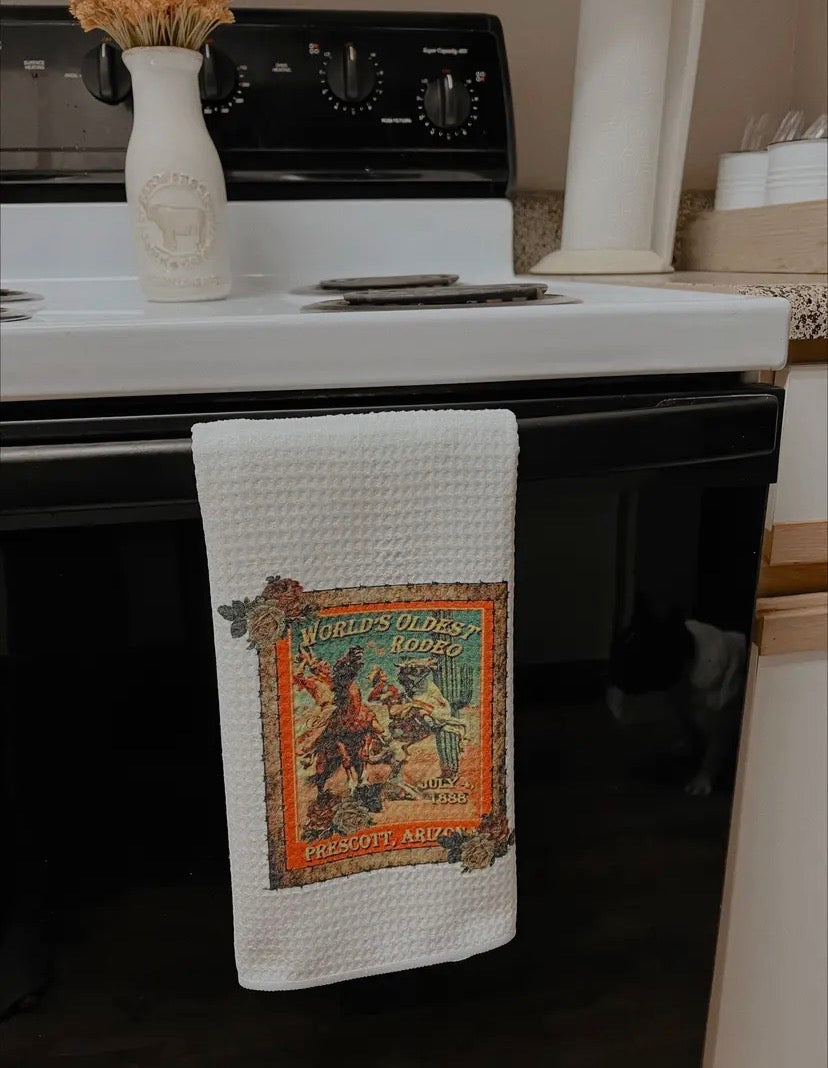 Retro Rodeo Tea Towel
