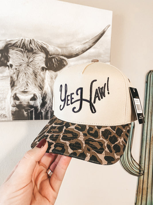 Yeehaw Cheetah Cap